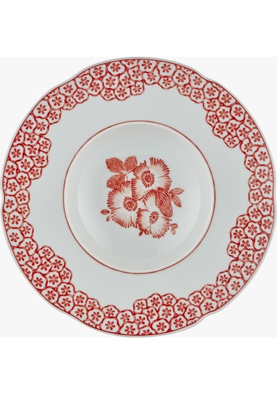 Turuncu Porselen Çukur Tabak 25 Cm
