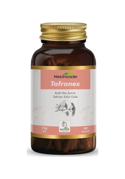 Hekimzade Tafranex Kedi Otu İçeren Takviye Edici Gıda 750mg 90 Kapsül
