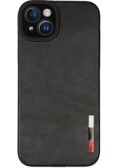 Newface Apple Uyumlu İphone 14 Plus Kılıf Loop Deri Silikon - Siyah