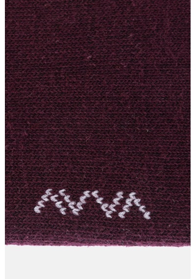 Avva Erkek Bordo Patik Çorap B008553 Bordo