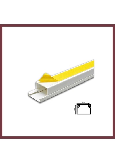 Storeşahin Kablo Kanalı 40x25 2mt Yapışkanlı Shn0720