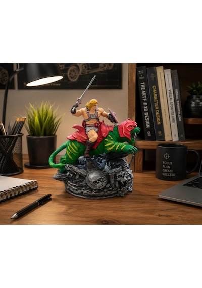 He-man Atılgan Figürü 17 Cm Dekoratif Figür Koleksiyonluk Masaüstü Kitaplık Vitrin Dekoru Nostaljik Hediye