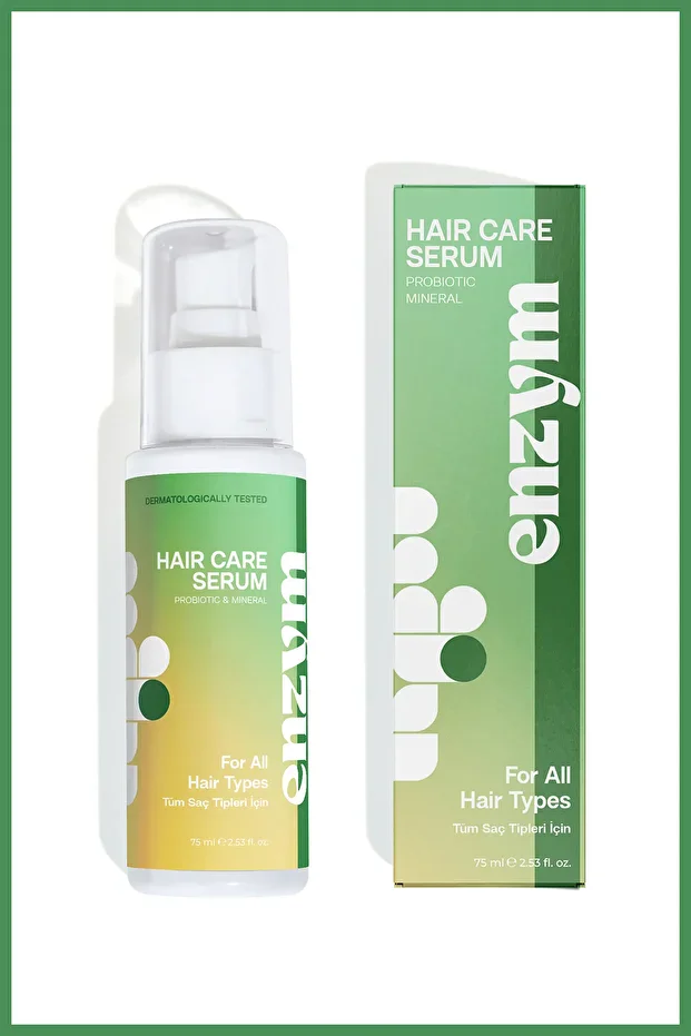 Enzym Cosmetics Probiotik Ve Mineral Onarıcı Saç Bakım Serumu 75 Ml