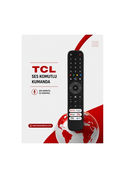 Ses Komutlu Tcl 4k Smart Ses Komutlu Led Tv Kumanda