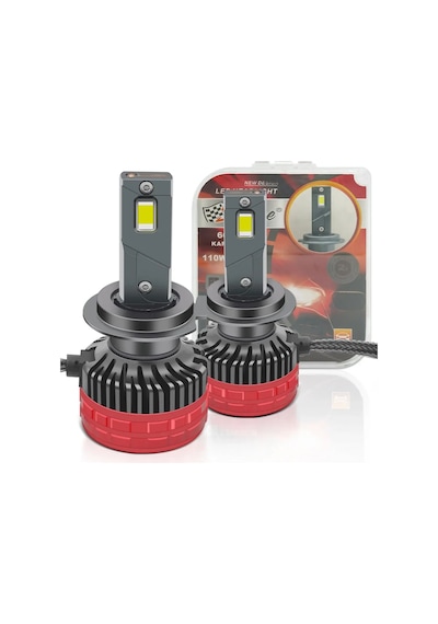 Universal Led Far Ampulü Beyaz H7 55w 12v 22000lm Csp Chip Lens Canbus / Laam980