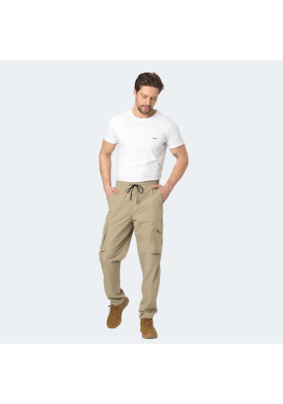 Slazenger RONDA Erkek Cepli Bej Eşofman Altı