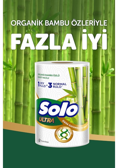 Solo Ultra Dev Rulo Kağıt Havlu (1=3) 6’lı