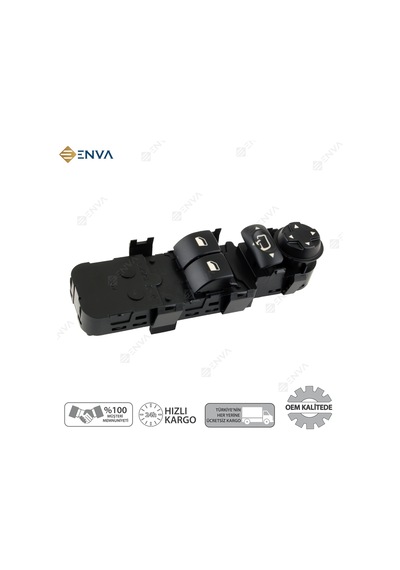 Peugeot 207 Cam Açma Düğmesi Anahtarı 2006-2012 katlanır Aynalı