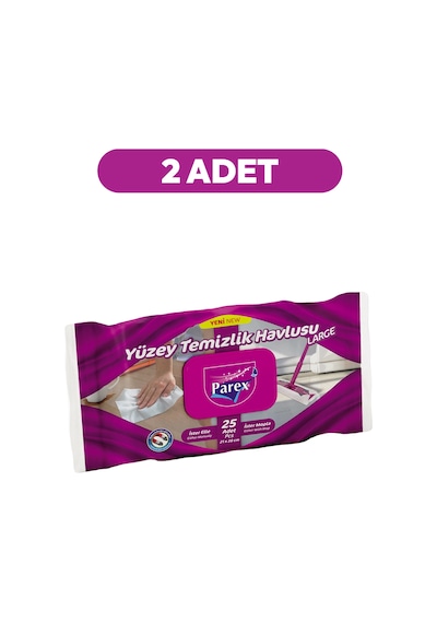 25 Li Yüzey Temizlik Havlusu Large İkili Paket Diğer