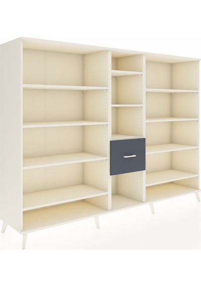 Hyperion Dolap 11 Raflı 3 Çekmeceli 220x44x163 Aytaşı-aytaşı/ant Aytaşı-aytaşı/antrasit Hyperion Dolap 11 Raflı 3 Çekmeceli 220x44x163 Aytaşı-aytaşı/ant Aytaşı-aytaşı/antrasit