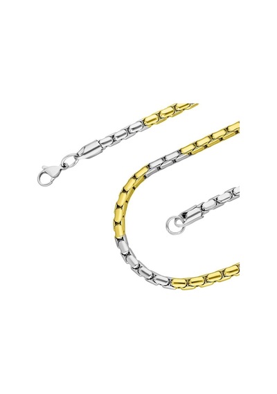 Brezza Lusso Jewelry Erkek Çelik Kolye Yılan Snake Sırtı Model Yuvarlak