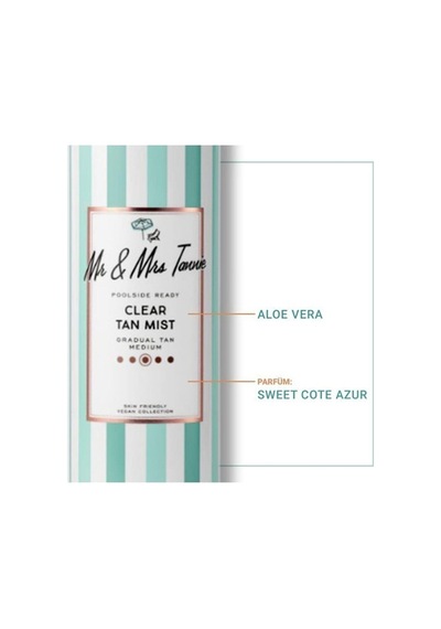 Mr & Mrs Tannie Clear Tan Mist Şeffaf Bronzlaşma Spreyi 200 ML