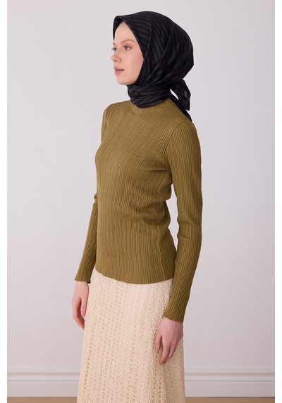 Belli Twill İpek Eşarp 4325-84 Siyah, Füme Siyah Füme