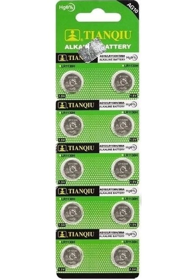 Tianqui Ag10 Lr1130 389 Alkalin 10'lu Pil