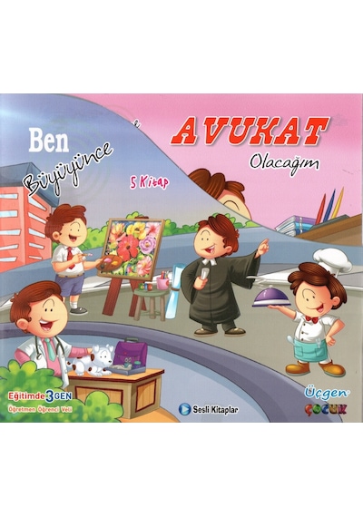 Üçgen Çocuk Yayınları Ben Büyüyünce Serisi - 5 Adet Sesli Kitap