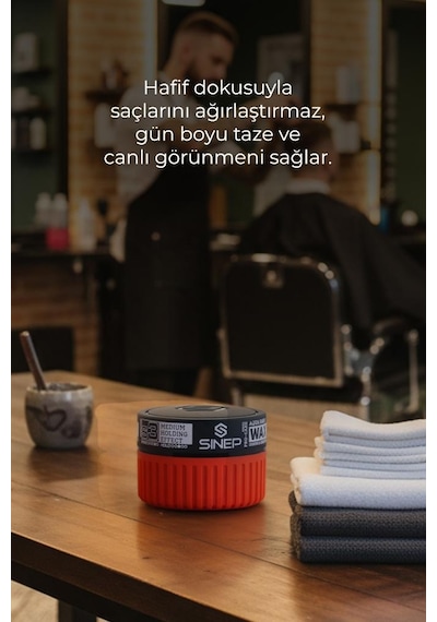 Sinep Pro-care Serisi Wax 150 Ml S3 Orta Tutuş Ve Parlaklık Tatlı Sakız Kokulu