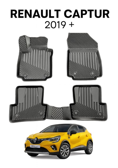 Renault Captur 2012-2019+uyumlu 3d Oto Paspas Premium