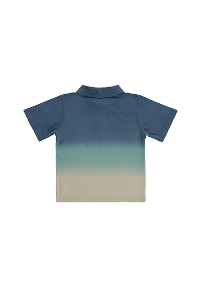 Civil Boys Batik Renk Geçişli Polo Yaka 2-5 Yaş Tişört - Yeşil Petrol