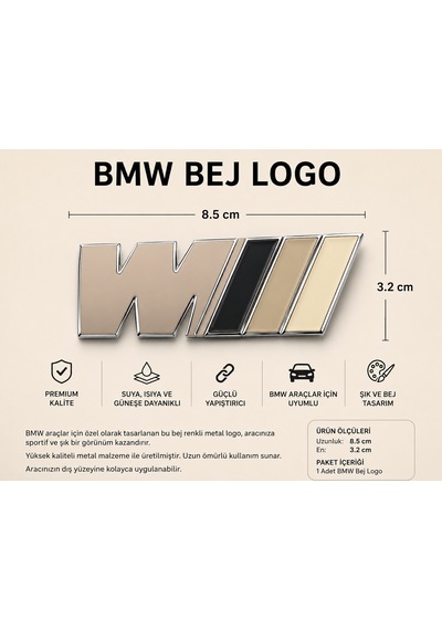 Bmw Bej Renkli M Logo 0