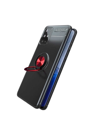 Samsung Galaxy Uyumlu S20 Plus Kılıf Yüzüklü Magnetli Ravel Case
