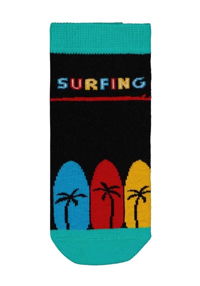 Civil Boys Surfing 3'lü 2-12 Yaş Erkek Patik Çorap - Standart
