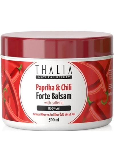Thalia Sıkılaştırıcı Etkili Kırmızı Biber Ve Acı Biber Özlü Masaj Jeli Forte Balsam - 500 Ml