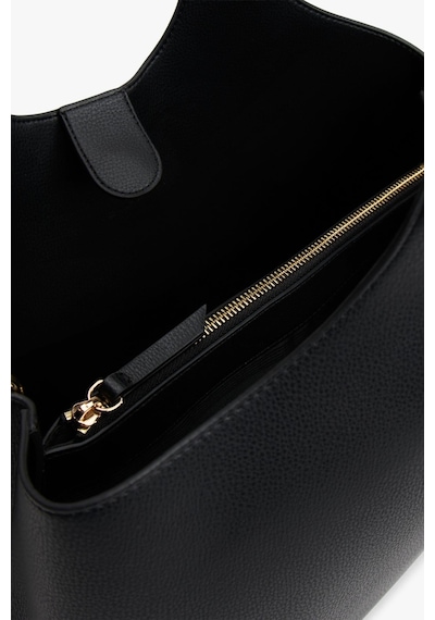 Tommy Hilfiger Th Logo Satchel Siyah Kadın El Çantası-15218