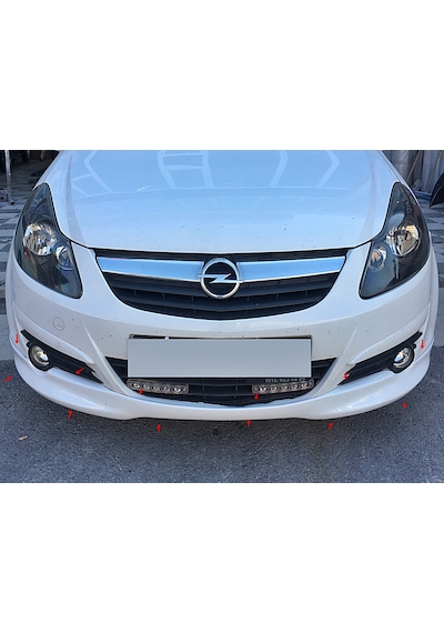 Corsa D Ön Tampon Eki - Makyajsız - Plastik - Boyasız
