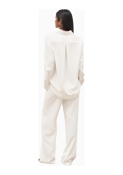 United Colors Of Benetton Because Of Alice Effortless Oversized Shirt Oversize Kadın Gömlek Beyaz