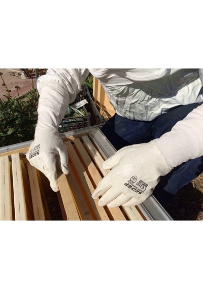 Sedef Beekeeping Arıcı Mont Maske + Arıcı Uzun Eldiven Kıyafet Set L