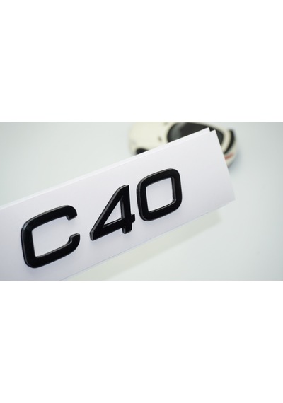 Dk Tuning C40 Siyah Abs 3m 3d Bagaj Yazı Logo Volvo İle Uyumlu