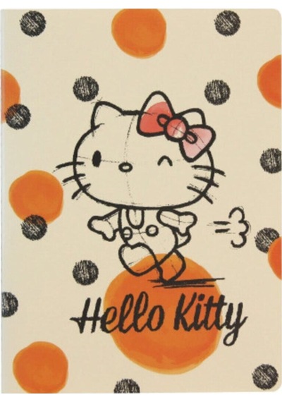 Hello Kitty Plastik Kapak 40 Yaprak Kareli Defter My Note 18,5 X 26