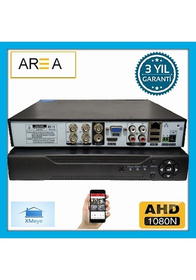 4 Kanal Ahd Dvr H265+ Kayıt Cihazı Xmeye 4 Kanal Ahd Dvr H265+ Kayıt Cihazı Xmeye
