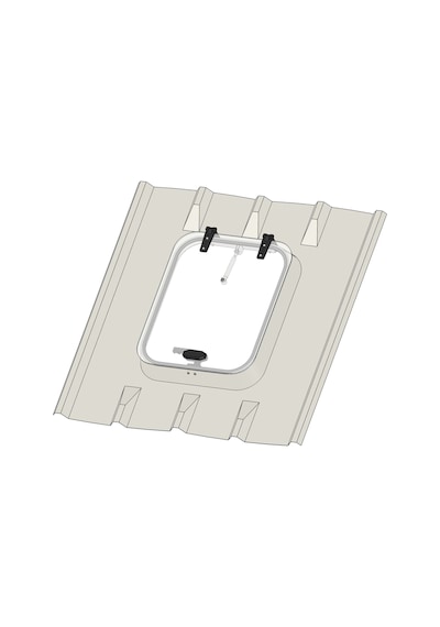 Çatı Plus 5 Hatveli Sandviç Panel Çatı Çıkış Kapağı 48 58 Cm R9002