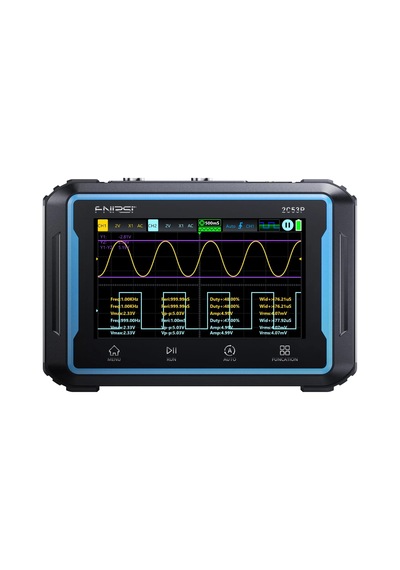 Fnirsi 2c53p 3in1 50mhz 2 Kanal 250msa/s El Tipi Dijital Tablet Osiloskop & Multimetre & Sinyal Jeneratörü