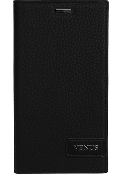 Venus 5v İle Uyumlu Kılıf Yan Model Safir Serisi Siyah