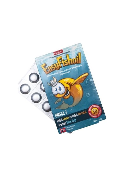 Çocuklar Için D Vitamini Ve Omega 3 30 Jel Tablet
