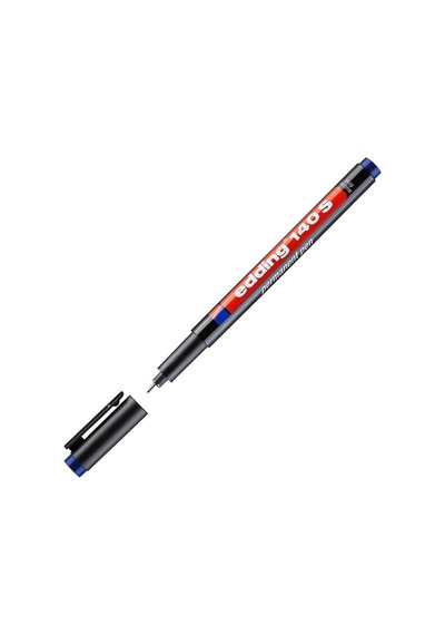 Edding 140 S Permanent Kalem - Asetat Kalemi - Mavi - 1 Kalem - 0,3 Mm Yuvarlak Uç Genel