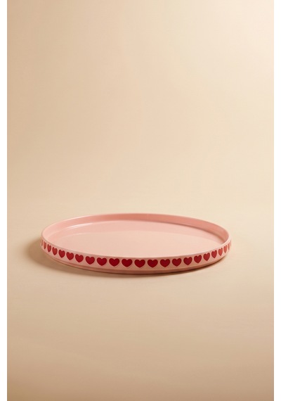 Karaca Sweetheart Servis Tabağı 27 Cm Pembe