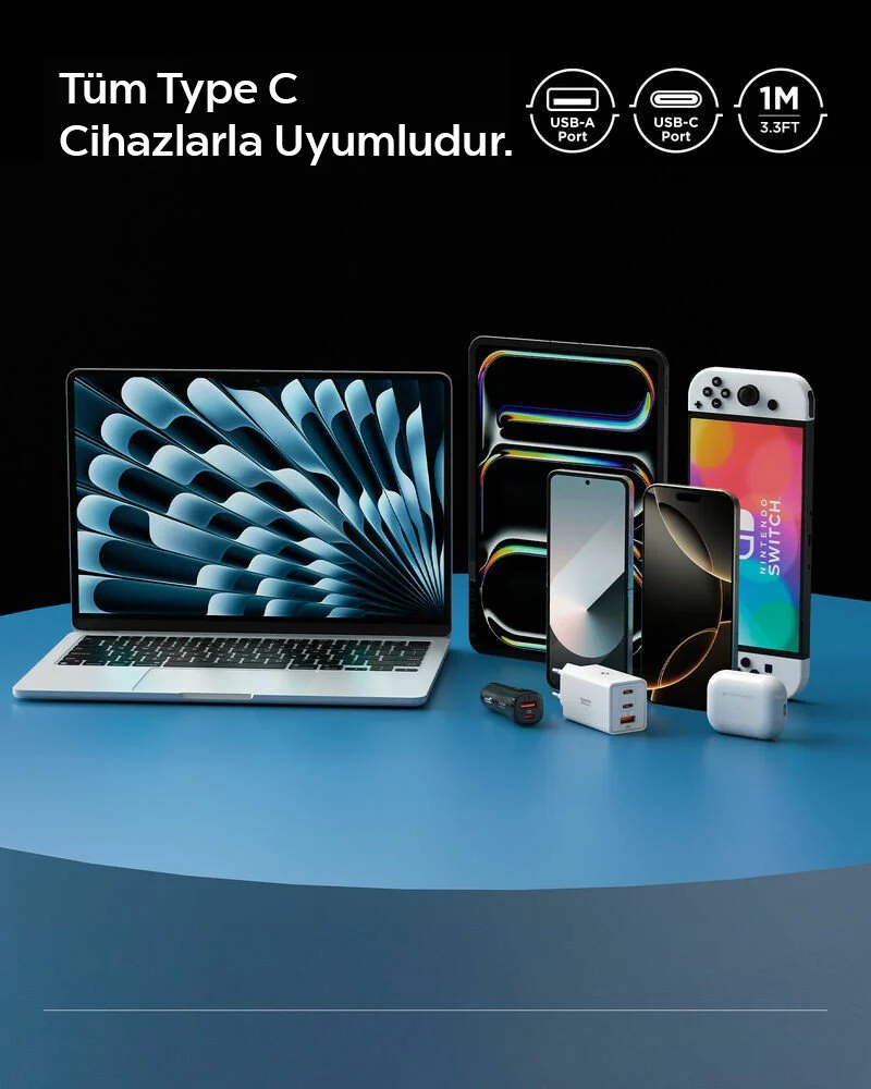 Spigen Usb-a To Usb-c 1 Metre Kablo 60w Güç / Hızlı Şarj / 480 Mbps Data Aktarım Hızı Type-c Ekstra Dayanıklı White 1m Cable Spigen Usb-a To Usb-c 1 Metre Kablo 60w Güç / Hızlı Şarj / 480 Mbps Data Aktarım Hızı Type-c Ekstra Dayanıklı White 1m Cable