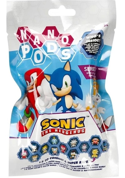 Nano Pods Blind Bag Sürpriz Figür Sonic Lisanslı Ürün Sonic
