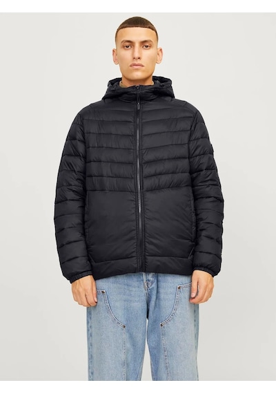 Jack & Jones Erkek Kapüşonlu Şişme Mont - 12258441 Gri