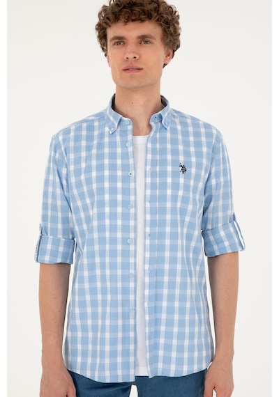 U.s. Polo Assn. Erkek Açık Mavi Gömlek Desenli 50288665-vr003 Açık Mavi U.s. Polo Assn. Erkek Açık Mavi Gömlek Desenli 50288665-vr003 Açık Mavi