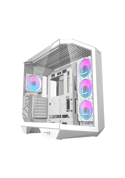 Quantum Gaming Proxima Beyaz 4 Adet Argb Fan 390mm Vga Temperli Cam Ve Type-c Bağlantılı 850w Beyaz Gaming Kasa