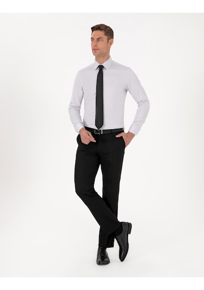 Pierre Cardin Erkek Gri Gömlek Basic 50315407-vr024 Gri