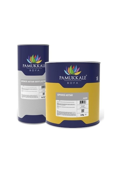 Pamukkale 4600 Epoksi Astar 3 Kg+0.60 Kg Gri Ral 7039