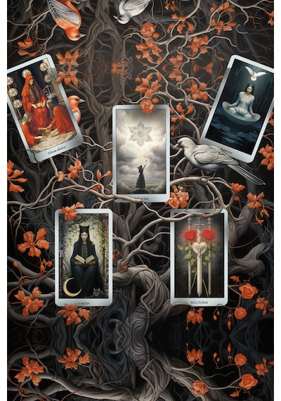 Mistik Cadı Tarot, 78 Kart Ve Rehber Kitap