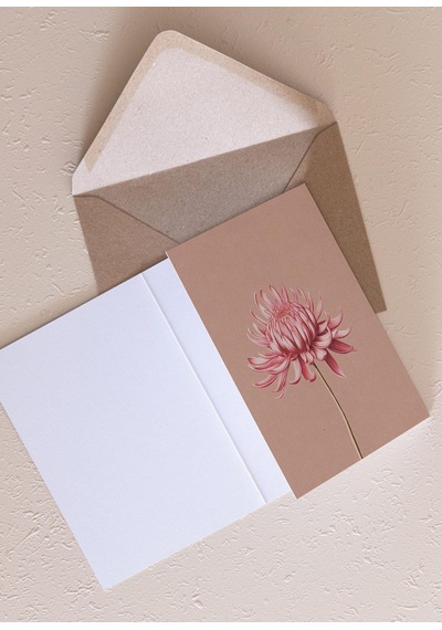 The Mia Art Line Mini Tebrik Kart Seti Chrysanthemum 10x14