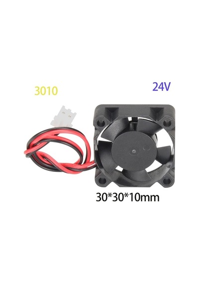 24v Dc 3010 Fırçasız Axial Fan -xh2 Konektör L.10cm
