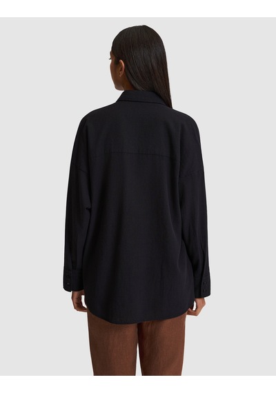 Pierre Cardin Kadın Siyah Gömlek Desenli 50328624-vr046